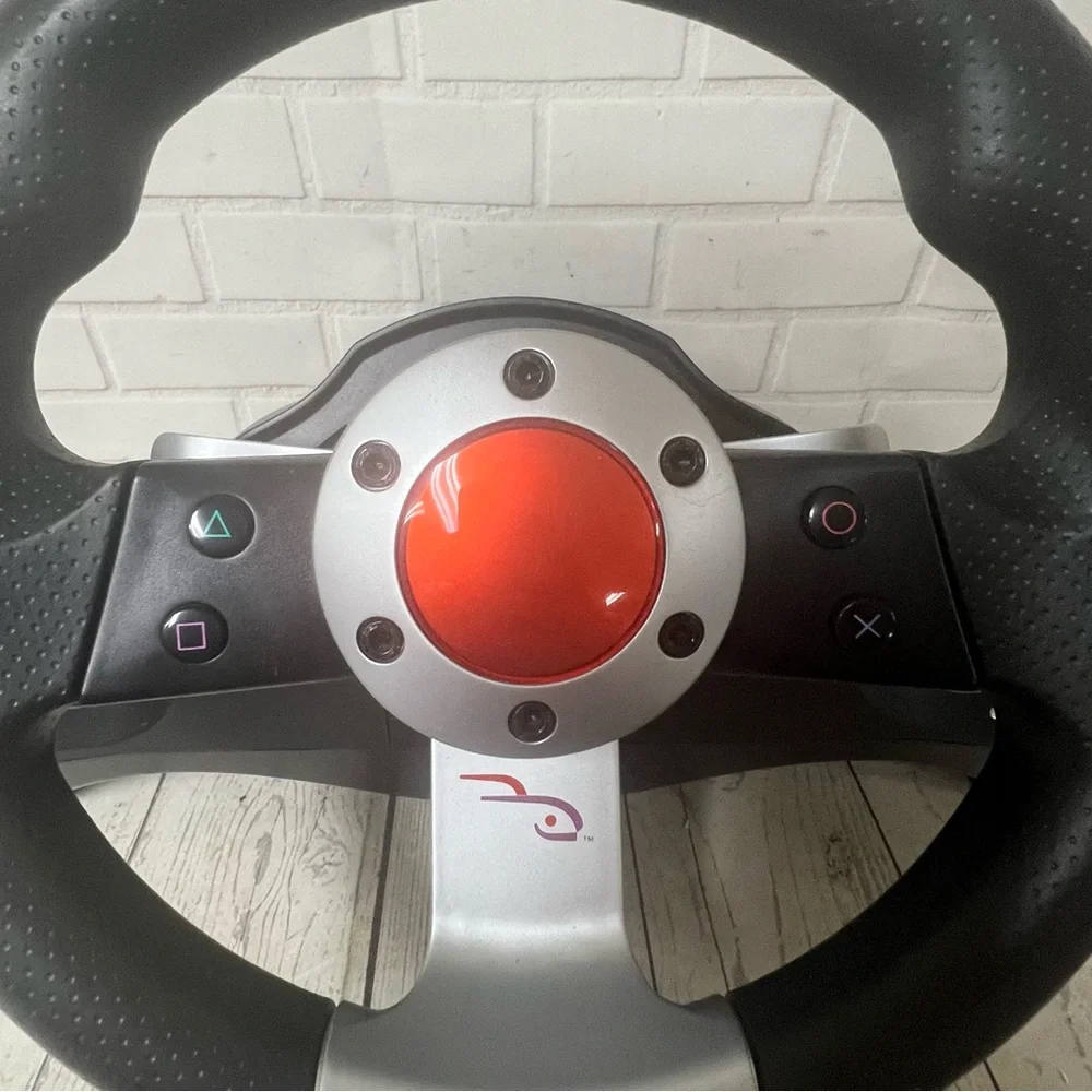 Rocketfish Pro PS3 Wireless Racing Steering Wheel + Pedal Shifter rec RF-GPS3009